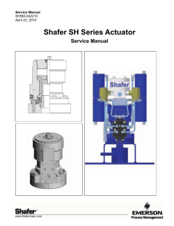 Sh-Series Service Manual