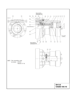 SH-Series 9.0 Actuator Assembly Illustration