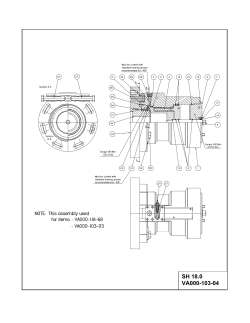 SH-Series 18.0 Actuator Assembly Illustration