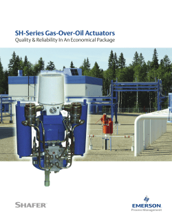 SH-Series Valve Actuator