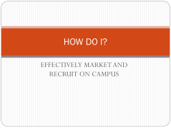Market Recruit