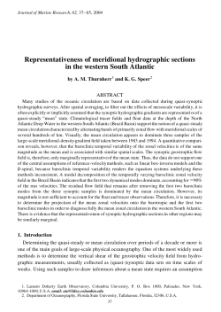 Thurnherr and Speer (JMR, 2004)