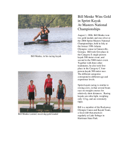 Bill Menke Wins Gold in Sprint Kayak at Masters National Championship