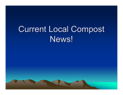Local Composting News