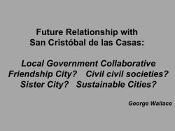 Friendship City Collaboration