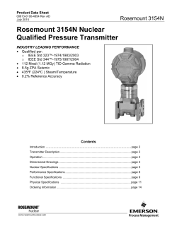 Rosemount 3154 Transmitter
