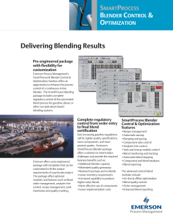 Smart Process Blender