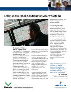 Emerson Migration Solutions for Moore&reg; Systems