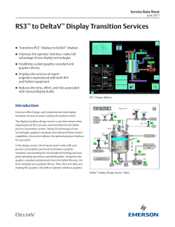 RS3 to DeltaV Display Transition Services