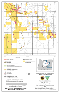 Map 13C Errata: Alternative 4 5 Travel Management - Rudio Mountain 749 KB