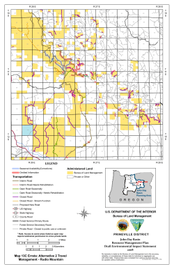 Map 13C Errata: Alternative 2 Travel Management - Rudio Mountain 980 KB
