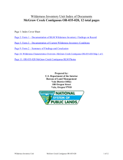 OR-035-020 McGraw Creek Contiguous - All