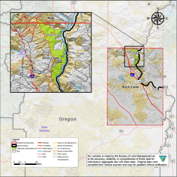 Birch Creek Map