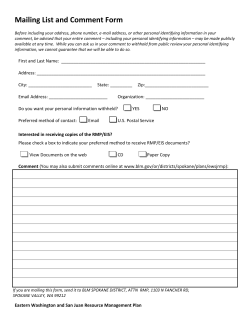 Comment Form