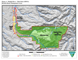 Molalla River - Table Rock (SRMA) Benefits-Based Management Areas