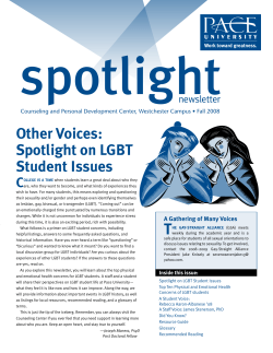 Spotlight on LGBT Issues