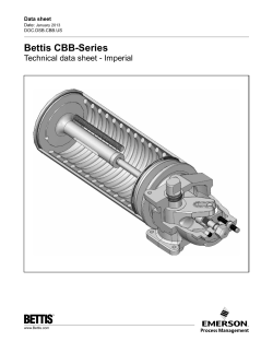CBB-Series Technical Data sheet - Imperial