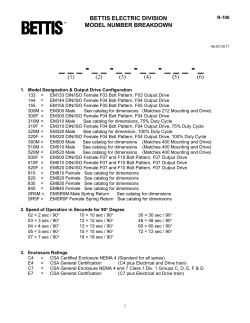 model number nomenclature