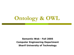 09. Ontology and OWL Introduction.ppt