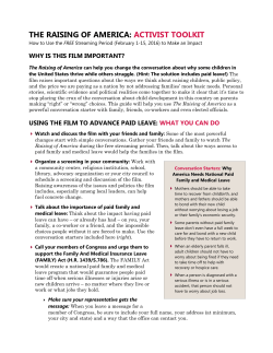 The Raising of America Activist Toolkit