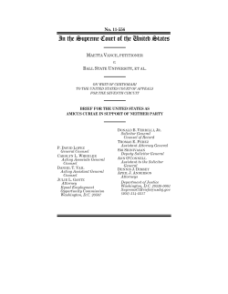 amicus brief filed by the Solicitor General