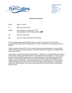 2014 Report to Council (PDF)