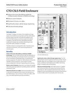 CTO CSLS CHARM Field Enclosures