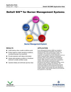 Burner Management Application Note