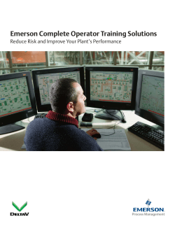 Emerson Complete Operator Training Solutions