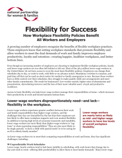 flexibility and control