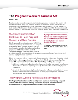 Pregnant Workers Fairness Act