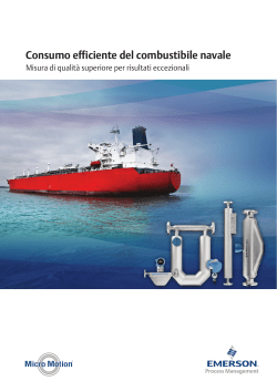 Consumo efficiente del combustibile navale - Marine Fuel Measurement Italian