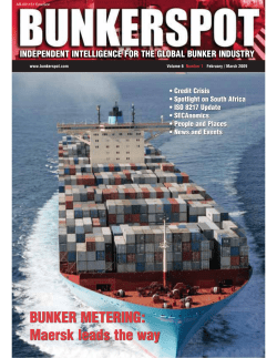 The Importance of Accurate Measurement in Bunkering