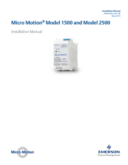 1500-2500 INSTALLATION MANUAL