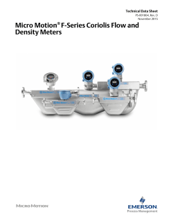 F-Series Technical Data Sheet