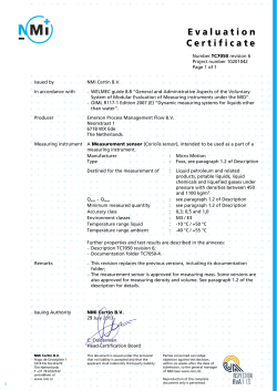MID Certificate TC7050 Rev 6 F-Series
