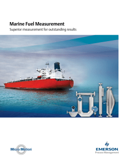 Marine Fuel Measurement Brochure