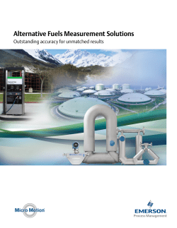 Alternative Fuels Measurement Solutions