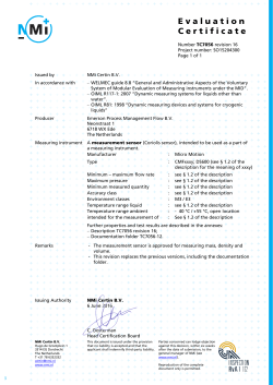 MID Certificate TC7056 CMF-DS600 Liquid