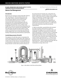 Marine Fuel Management