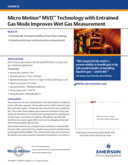MVD Technology with Entrained Gas Mode Improves Wet Gas Measurement