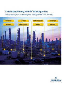 Broschüre Intelligentes Management des Maschinenzustands