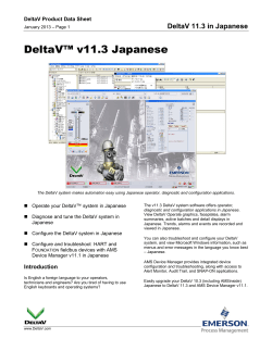 DeltaV v11.3 Japanese with AMS Device Manager