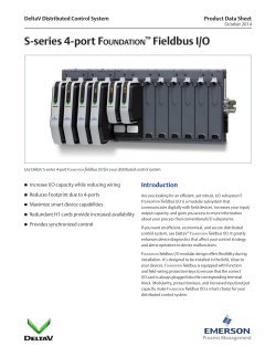 S-series 4-port FOUNDATION Fieldbus I/O