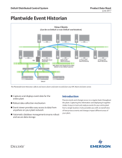Plantwide Event Historian