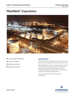 PlantWeb Experience
