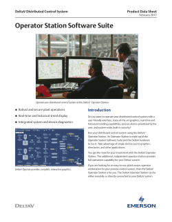 Operator Station Software Suite