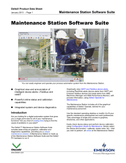 Maintenance Station Software Suite