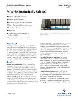 M-series Intrinsically Safe I/O