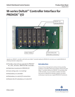 M-series Controller Interface for PROVOX I/O